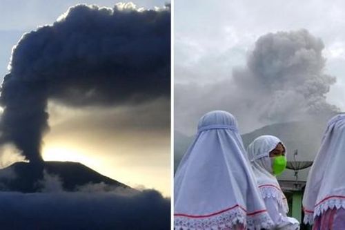'Tháp tro bụi' vẫn cao ngất sau 3 ngày núi lửa phun ở Indonesia, đã có 23 người thiệt mạng