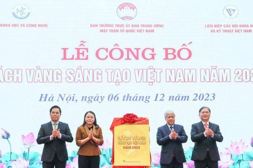 BẢN TIN MẶT TRẬN: Công bố Sách vàng Sáng tạo Việt Nam năm 2023