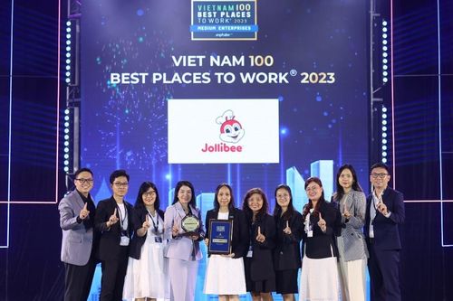 Jollibe Việt Nam vào Top 100 Nơi làm việc tốt nhất Việt Nam 2023