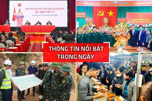 Nghệ An: Thông tin nổi bật ngày 6/12