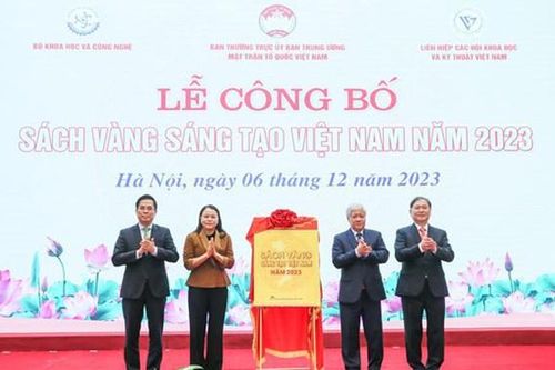 79 công trình tiêu biểu được ghi danh vào 'Sách vàng sáng tạo Việt Nam' năm 2023