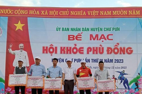 Trường THCS Dân tộc nội trú và Tiểu học Nguyễn Viết Xuân giành giải nhất Hội khỏe Phù đổng huyện Chư Pưh