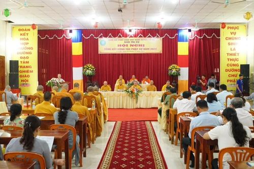 Cần Thơ: Phật giáo Q.Ô Môn, Thốt Nốt và H.Cờ Đỏ tổng kết hoạt động Phật sự năm 2023