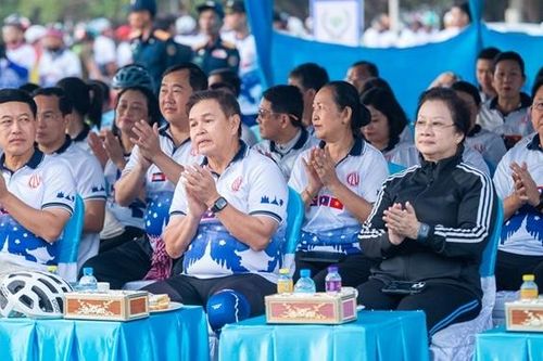 Quốc hội Lào tổ chức giải đua xe đạp hữu nghị ba nước Campuchia-Lào-Việt Nam