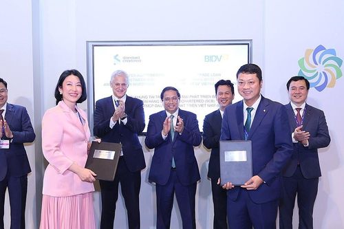 Standard Chartered tài trợ 100 triệu USD cho BIDV thúc đẩy phát triển bền vững