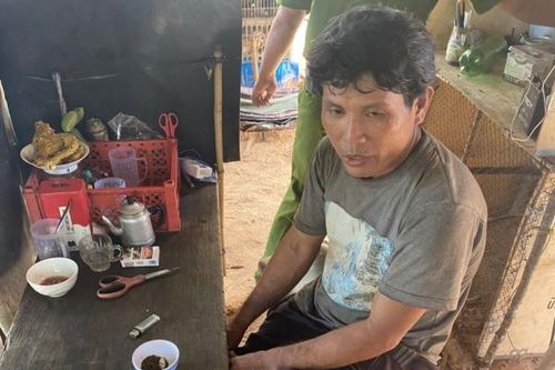Kiểm tra chòi tạm, phát hiện cần sa, súng hơi