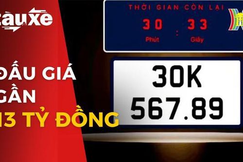 Biển số đẹp ở Hà Nội được đấu giá gần 13 tỉ đồng | Bản tin Tàu và Xe | 06/12/2023
