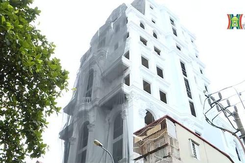 Xử lý tòa nhà xây sai phép tại quận Ba Đình