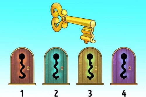 Chọn lỗ khóa phù hợp với chìa khóa này?