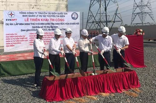 Hoàn thiện thêm nhiều hạng mục của trạm biến áp 500kV Đức Hòa