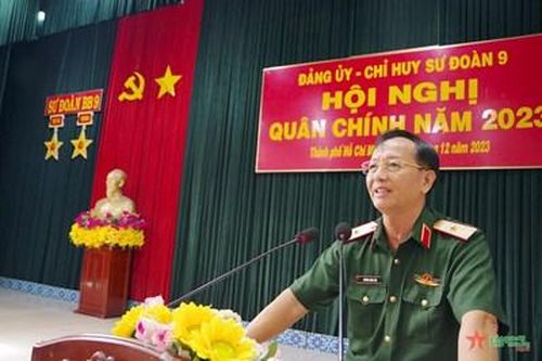Sư đoàn 9, Quân đoàn 4 phấn đấu 75-80% kết quả huấn luyện đạt khá, giỏi