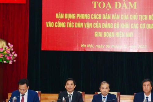 Thấm nhuần lời dạy của Bác về công tác dân vận