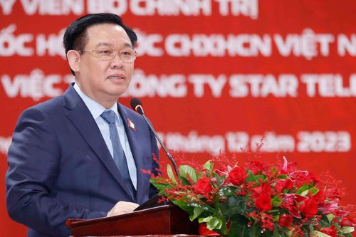 Chủ tịch Quốc hội mong muốn Unitel tiên phong tham gia công cuộc chuyển đổi số tại Lào