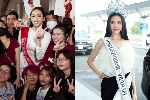 Bùi Quỳnh Hoa - Lương Mỹ Kỳ: Kẻ dự cuộc thi kém nổi vẫn đầy fan rước, người dự Miss Universe không ai đón