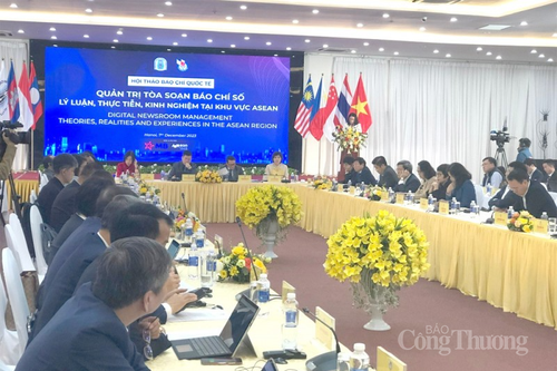 Hội thảo báo chí 'Quản trị tòa soạn báo chí số: Lý luận, thực tiễn, kinh nghiệm tại khu vực ASEAN'
