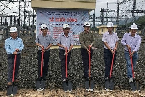 Thi công Lắp máy biến áp thứ 2 Trạm biến áp 220kV Phước An