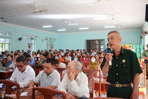 Cử tri huyện Vĩnh Cửu kiến nghị sớm tháo gỡ vấn đề đất rừng, di dời dân cư
