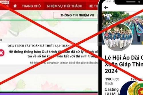 Lập website giả VTV, tuyển thi áo dài để lừa đảo