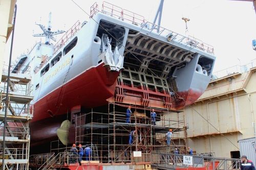 Nga khẩn trương đóng mới tàu đổ bộ Dự án 11711 nâng cấp