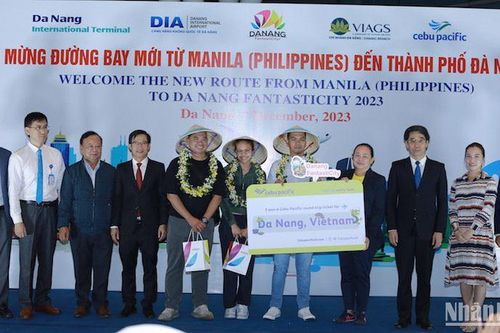 Khai trương đường bay thẳng từ Manila đến Đà Nẵng