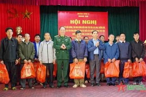 Đoàn Kinh tế-Quốc phòng 356, Quân khu 2: Biểu dương, tôn vinh gương điển hình tiên tiến, già làng, trưởng bản, người có uy tín năm 2023