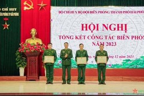 Bộ đội Biên phòng thành phố Hải Phòng: Hội nghị tổng kết công tác biên phòng năm 2023