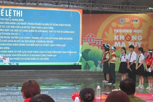 Học sinh Đà Nẵng háo hức tham gia cuộc thi 'Trường học không ma túy'