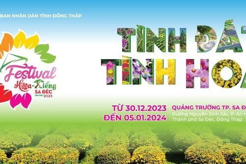 Festival Hoa – Kiểng Sa Đéc diễn ra từ 30/12