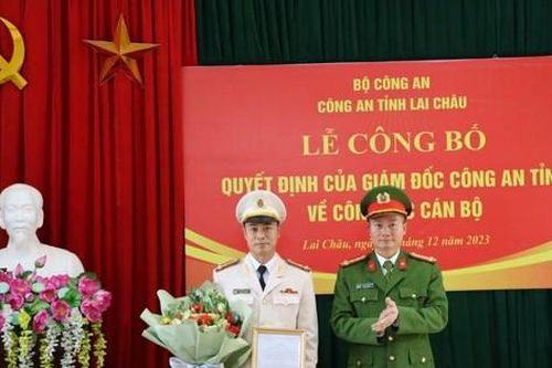 Điều động, bổ nhiệm nhân sự chủ chốt công an 3 tỉnh