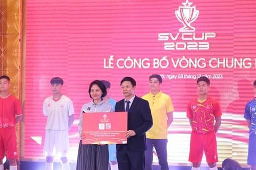 16 đội tranh tài tại vòng chung kết bóng đá nam sinh viên toàn quốc SV Cup 2023