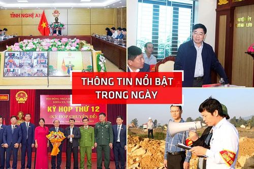 Nghệ An: Thông tin nổi bật ngày 8/12