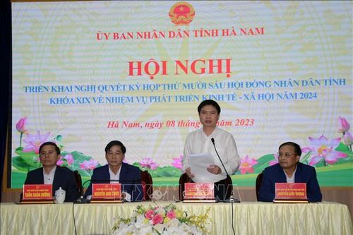 Năm 2024, Hà Nam tập trung 3 khâu đột phá phát triển kinh tế