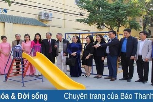 Khánh thành khuôn viên Văn hóa - TDTT khu phố 7, phường Lam Sơn