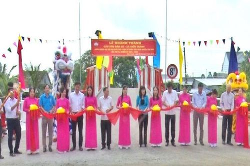 Khánh thành cầu Khu dân cư xã Kiến Thành
