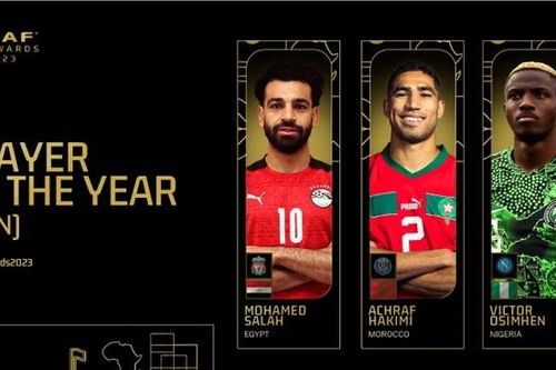 Salah, Hakimi và Osimhen tranh giành giải Cầu thủ xuất sắc nhất châu Phi 2023