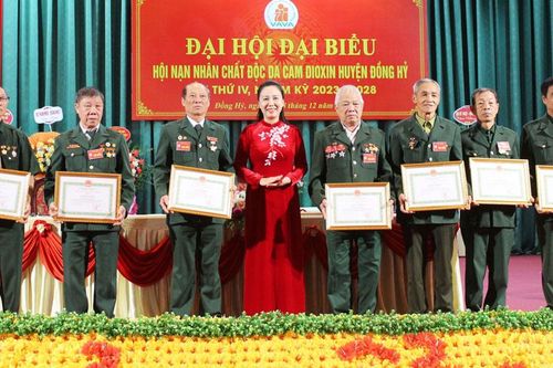 Đồng Hỷ: 3,7 tỷ đồng giúp đỡ các hội viên nạn nhân chất độc da cam