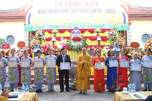 Chùa Tiêu Dao (Quảng Ninh) tổng kết hoạt động Phật sự 5 năm (1918-2023)