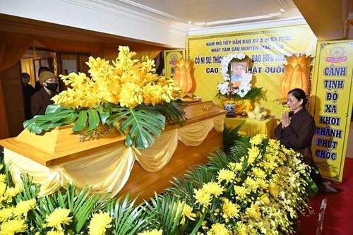 Hải Phòng: Lễ nhập kim quan Ni sư Thích Diệu Thụy