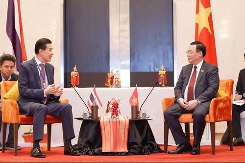Chủ tịch Quốc hội Vương Đình Huệ: Phấn đấu đạt kim ngạch thương mại hai chiều cao hơn nữa, tương xứng với quan hệ tốt đẹp Việt Nam - Thái Lan