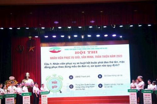 85 nhân viên xe buýt Thủ đô thi 'phục vụ giỏi, văn minh, thân thiện'