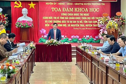 Huyện Thường Tín tổ chức tọa đàm khoa học chủ đề 'Công chúa Khúc Thị Ngọc'