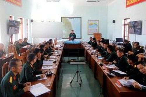 Quân khu 5 họp Sở chỉ huy phía trước phục vụ Hội nghị quốc phòng 3 nước Việt Nam, Lào và Campuchia
