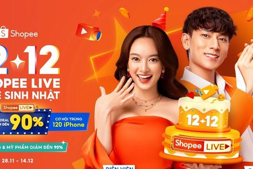 Khởi động sự kiện '12-12, Shopee live sale'