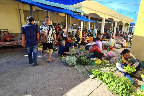 Nét dân dã chợ đảo Tam Thanh