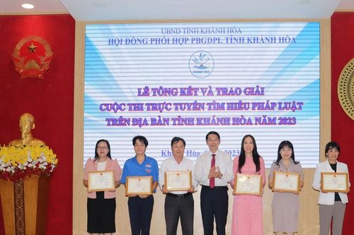 Hơn 46 nghìn người tham gia Cuộc thi trực tuyến Tìm hiểu pháp luật trên địa bàn tỉnh Khánh Hòa