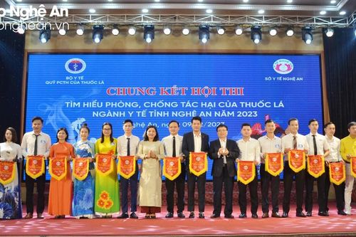Ngành Y tế Nghệ An tổ chức vòng chung kết Hội thi Tìm hiểu phòng, chống tác hại của thuốc lá năm 2023