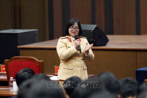 Tìm hiểu pháp luật về bảo đảm trật tự, an toàn giao thông từ 'Mô hình phiên tòa giả định'