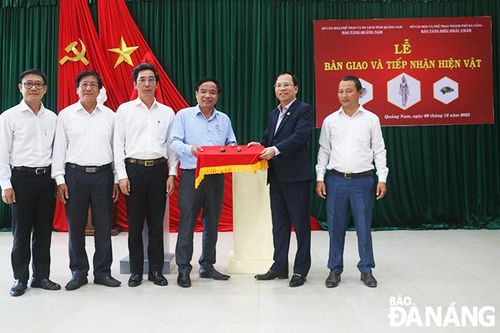 Đà Nẵng tiếp nhận 2 chi tiết của tượng Bồ tát Tara từ Quảng Nam