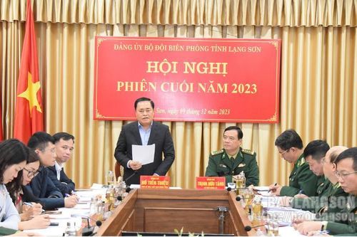 Đảng ủy Bộ đội Biên phòng triển khai nhiệm vụ năm 2024