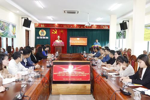 Công đoàn các khu công nghiệp tỉnh tổ chức tập huấn nghiệp vụ công đoàn